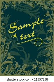  Floral background. Vector illustration.