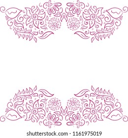 Floral background. Vector illustration