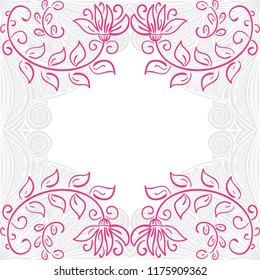 Floral background. Vector illustration