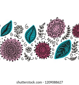 Floral background. Vector illustration
