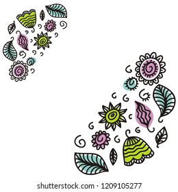 Floral background. Vector illustration