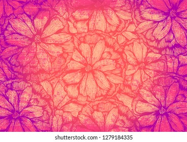 Floral background. vector illustration