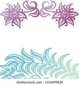 Floral background. Vector illustration