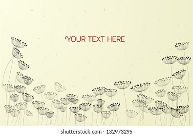Floral background. Vector illustration