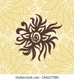 Floral background. Vector illustration