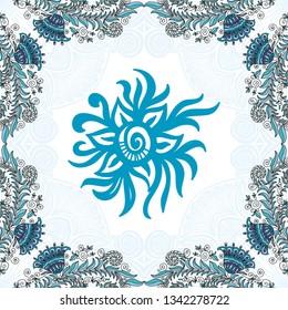 Floral background. Vector illustration