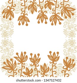 Floral background. Vector illustration