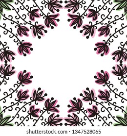 Floral background. Vector illustration