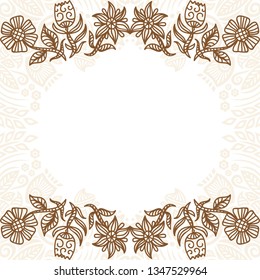 Floral background. Vector illustration