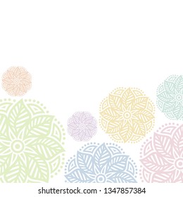 Floral background. Vector illustration