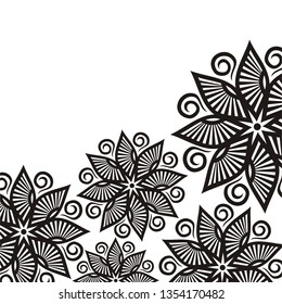 Floral background. Vector illustration
