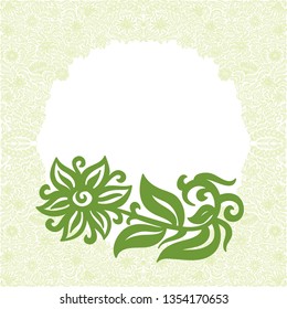 Floral background. Vector illustration