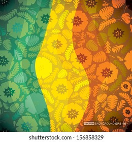 Floral background. vector illustration
