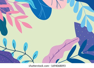 fondo floral. ilustración floral vectorial