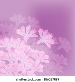 Floral background, vector illustration