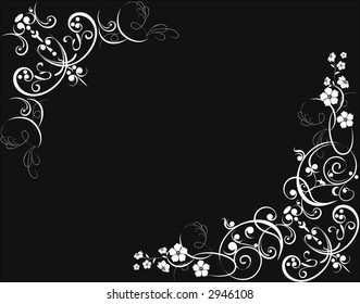 Floral background. Vector illustration