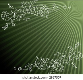 Floral background. Vector illustration