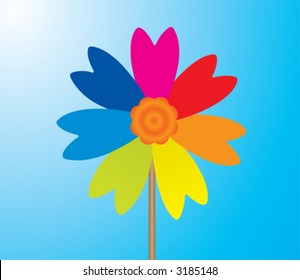 Floral background, vector illustration