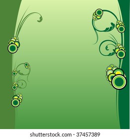 Floral background vector illustration