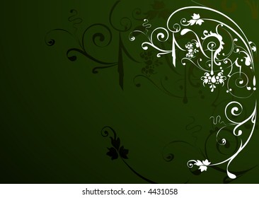 Floral background. Vector illustration