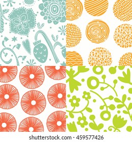 Floral background. Vector illustration.