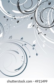 Floral background. Vector illustration