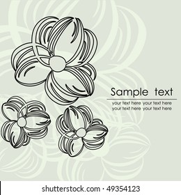 Floral background. vector illustration.