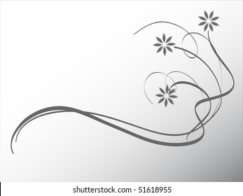 Floral background. Vector illustration