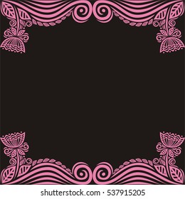 Floral background. Vector illustration.