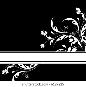 Floral background. Vector illustration