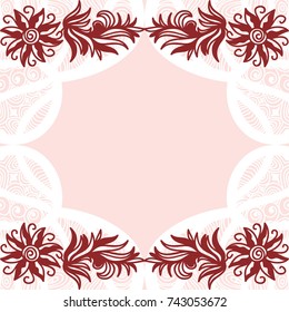 Floral background. Vector illustration.