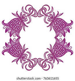 Floral background. Vector illustration.