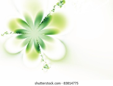 Floral background. Vector illustration