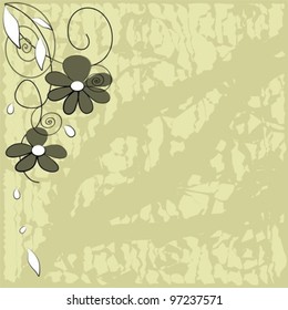 Floral background - vector illustration