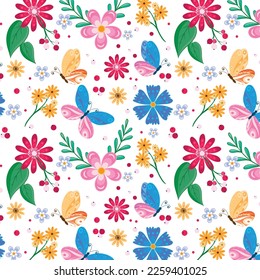 Floral background vector illustration design.