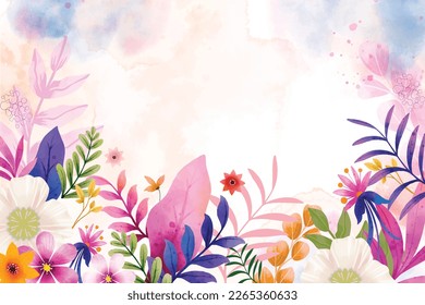 Floral background vector illustration design.
