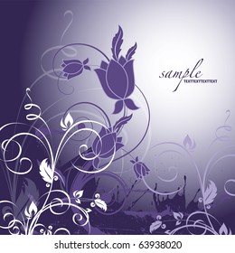Floral Background. Vector Illustration in eps10.