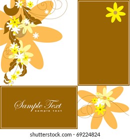 Floral Background. Vector Illustration. Eps10.