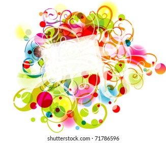 Floral background, vector illustration, eps10