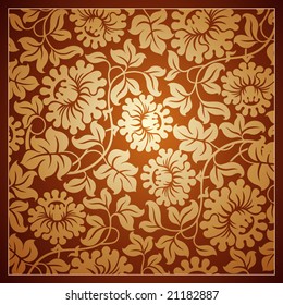 Floral background. Vector illustration. (no seamless)