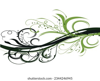floral background vector illustration and pattern