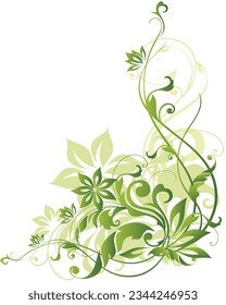 floral background vector illustration and pattern