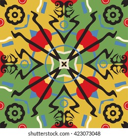 floral background, vector image