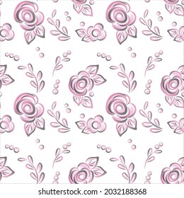 floraler Hintergrund, Vektorrosen-Design für die Dekoration des Papierdeckels