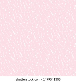 Floral background. Vector seamless pattern with hand drawn cornflowers and leaves.