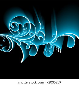 floral background,  vector, floral style
