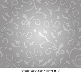 Floral background vector wallpaper with soft colors. Pattern for textile or paper. 