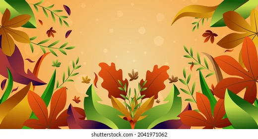 Fondo floral para web y aplicaciones, ilustración plana 