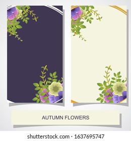 floral background wedding card template