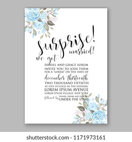 Floral background for wedding invitation, baby shower invitation, christmas party invitation, bridal shower invitation, greeting card, floral clip art vector illustration